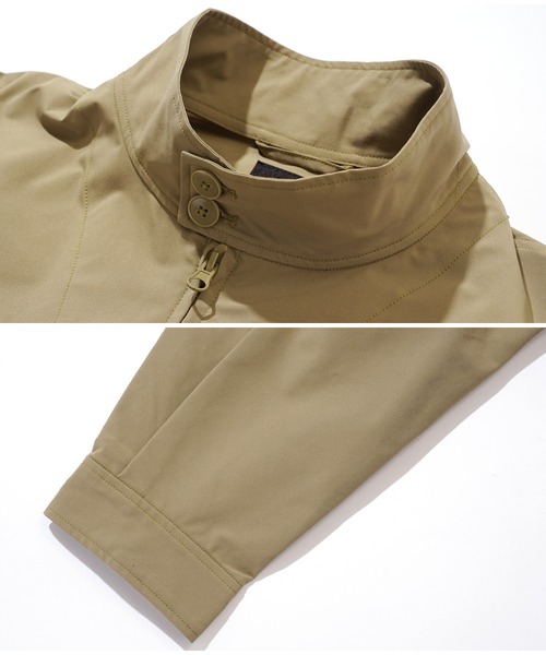 jiggys shop（ジギーズショップ）の「撥水スタンドカラーブルゾンジャケット（ブルゾン・メンズ・ブラック/ベージュ・X-LARGE/MEDIUM/LARGE）」の7枚目の写真