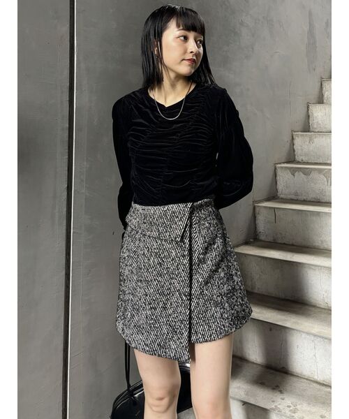 セール】【SET UP対応】ツイードキュロット（スカート）｜MURUA