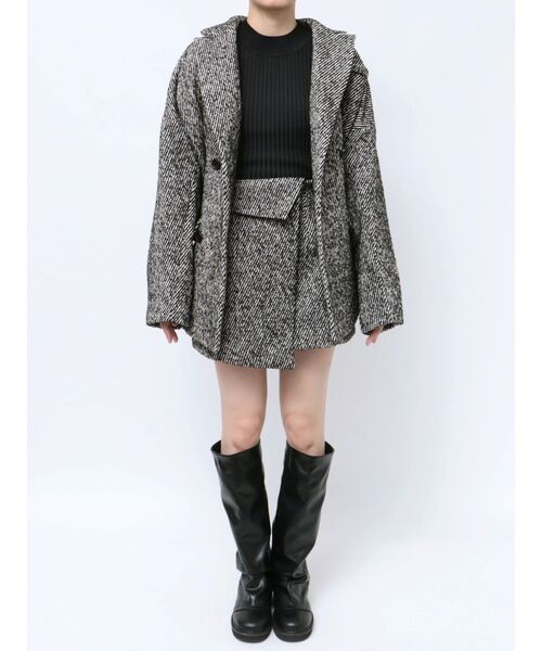 MURUA（ムルーア）の「【SET UP対応】ツイードキュロット（スカート・レディース・その他1・1/2）」の14枚目の写真