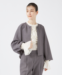 qualite | 【セットアップ対応】ダブルクロスバルーンジャケット(テーラードジャケット)