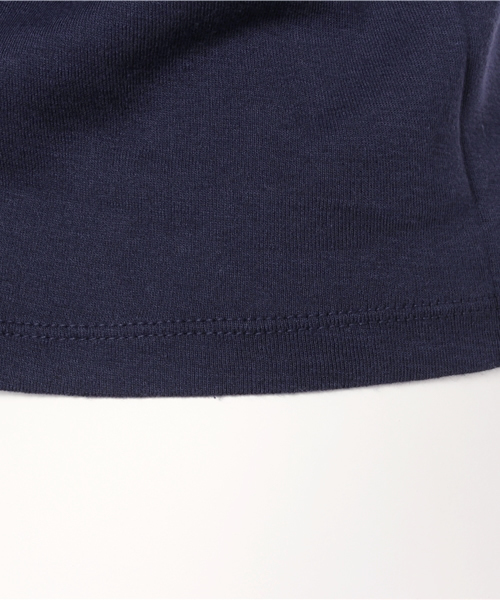 min@RNA（ミンアットアールエヌエー）の「M0157 スーピマフライスノースリーブ（タンクトップ・レディース・ブラック/ネイビー/オフホワイト/杢グレー/クリーム・MEDIUM）」の9枚目の写真