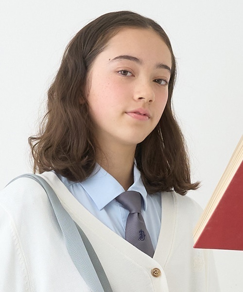 pom ponette junior（ポンポネットジュニア）の「ソリッドネクタイ（ネクタイ・キッズ・ブラック/グレー・FREE）」の19枚目の写真