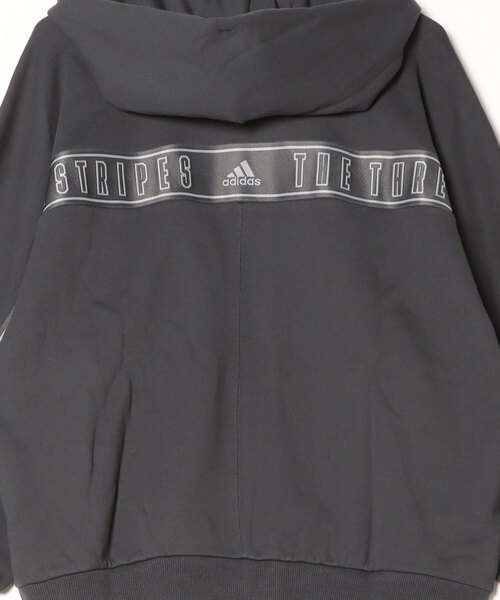 adidas（アディダス）の「アディダス adidas W WORD スウェットFZフーディ（スウェット・レディース・マスタード/ダークグレー/スモークピンク・S/M/L/XL）」の20枚目の写真
