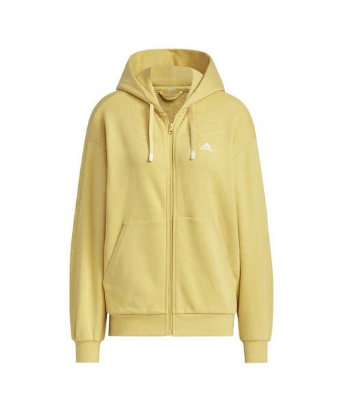 adidas（アディダス）の「アディダス adidas W WORD スウェットFZフーディ（スウェット・レディース・マスタード/ダークグレー/スモークピンク・S/M/L/XL）」の18枚目の写真