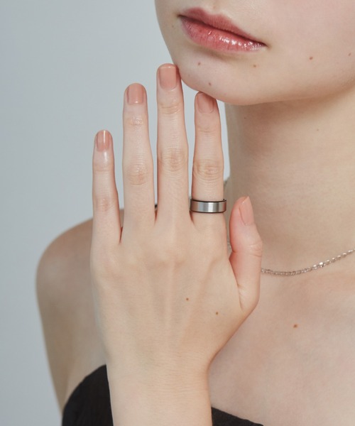 ciite' surgical stainless(シーテサージカルステンレス)の「【 金属アレルギー対応 】 バイカラーリング サージカルステンレス(リング・レディース・ブラック/ピンクゴールド/ゴールド・11号/13号/9号)」の20枚目の写真