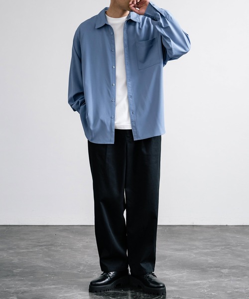 Rocky Monroe（ロッキーモンロー）の「ワイドバルーンツータックチノパンツ（チノパンツ・メンズ・ベージュ/ダークネイビー/カーキ/ブラック/ナチュラル/オフホワイト/グレー/ダークベージュ・マルチサイズ）」の15枚目の写真