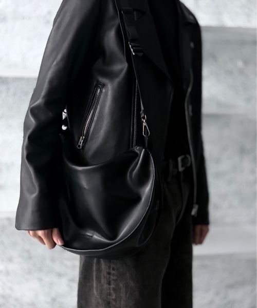 Burner(バーナー)の「【OKUOKU 0909】ミニポーチ付き ショルダーバッグ oku-bag-676219413980-38 N【RBTS】(ショルダーバッグ・メンズ・ブラック・FREE)」の3枚目の写真