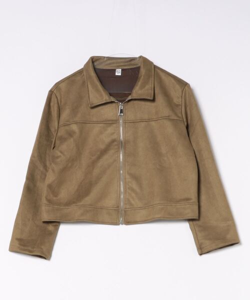 MAISON DE THERESE(メゾン ド テレーズ)の「スエードジャケット(テーラードジャケット・レディース・ブラック/グリーン/キャメル・M)」の15枚目の写真