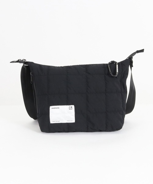 ADAM PATEK（アダムパテック）の「《ADAMPATEK》square quilt middle shoulder bag/スクエアキルトミディアムショルダーバッグ（ショルダーバッグ・メンズ・カーキ/ブラック/グレー・FREE）」の14枚目の写真