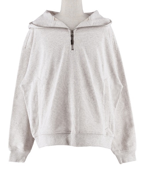 coca（coca）（コカ）の「ハーフジッププルパーカー（スウェット・メンズ・ネイビー/ライトグレー・XL/M/L）」の15枚目の写真