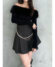 RESEXXY | フロントタックフレアミニスカート(スカート)