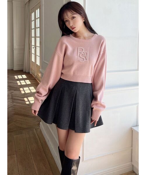 RESEXXY（リゼクシー）の「フロントタックフレアミニスカート（スカート・レディース・チャコールグレー/ベージュ/その他1・FREE）」の18枚目の写真