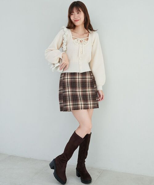 MAJESTIC LEGON(マジェスティックレゴン)の「スパークリングシャギーニット(ニット/セーター・レディース・ブルー/ピンク/アイボリー・MEDIUM)」の4枚目の写真