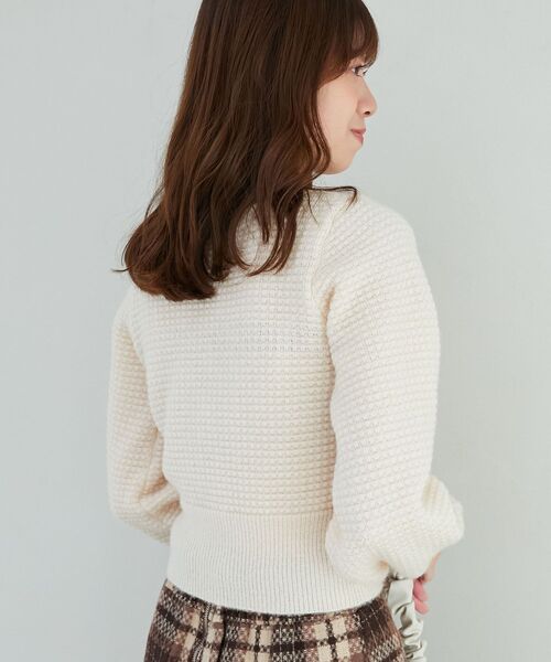 MAJESTIC LEGON(マジェスティックレゴン)の「スパークリングシャギーニット(ニット/セーター・レディース・ブルー/ピンク/アイボリー・MEDIUM)」の9枚目の写真