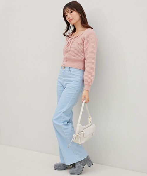 MAJESTIC LEGON(マジェスティックレゴン)の「スパークリングシャギーニット(ニット/セーター・レディース・ブルー/ピンク/アイボリー・MEDIUM)」の12枚目の写真
