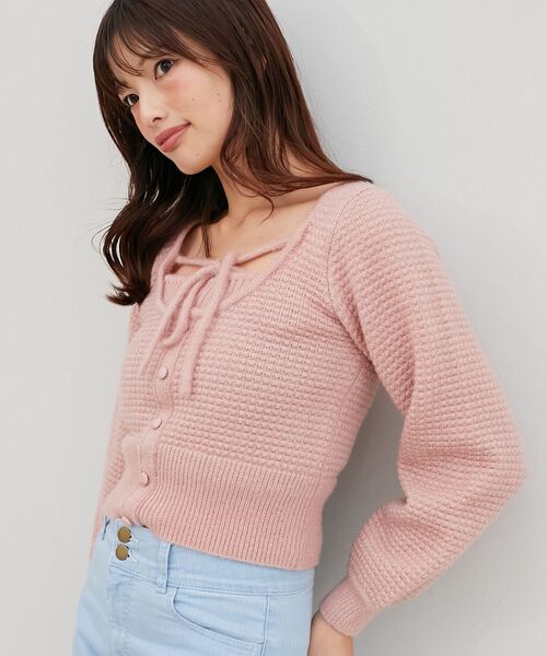 MAJESTIC LEGON(マジェスティックレゴン)の「スパークリングシャギーニット(ニット/セーター・レディース・ブルー/ピンク/アイボリー・MEDIUM)」の15枚目の写真