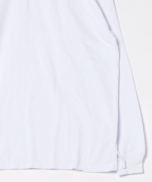 Goodwear（グッドウェア）の「【Goodwear】ヘンリーネック LONG SLEEVE BIG TEE 2W7-61206（Tシャツ/カットソー・メンズ・ブラック/ホワイト・M/L/XL）」の4枚目の写真