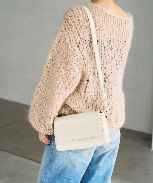 LE TALON(ルタロン)の「LE TALON Le cercle bag(ショルダーバッグ・レディース・ブラック/ホワイト/グリーン・FREE)」の9枚目の写真