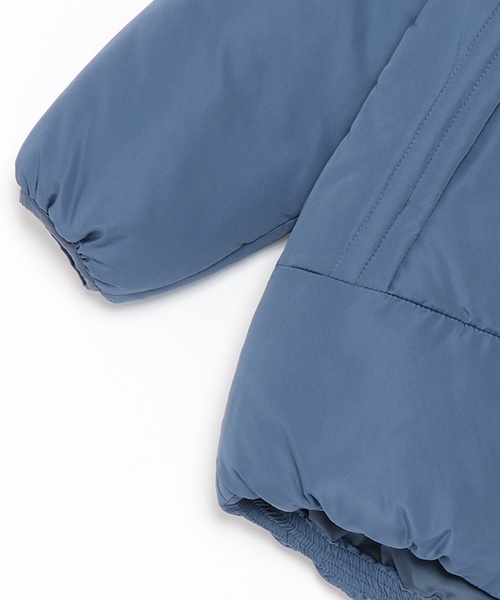 and D. petit main(アンドディープティマイン)の「中綿ジャケット(ブルゾン・キッズ・ブルーグレー/ブラック/ラベンダー/ダークオレンジ/ダークグリーン/グレー・100cm/110cm/120cm/130cm/140cm/150cm)」の11枚目の写真