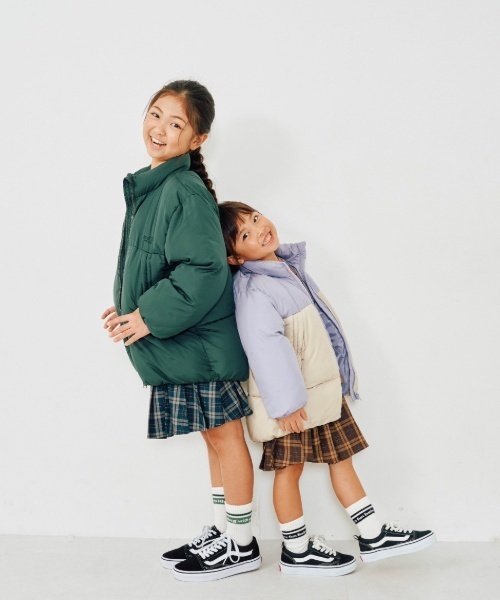 and D. petit main(アンドディープティマイン)の「中綿ジャケット(ブルゾン・キッズ・ブルーグレー/ブラック/ラベンダー/ダークオレンジ/ダークグリーン/グレー・100cm/110cm/120cm/130cm/140cm/150cm)」の19枚目の写真