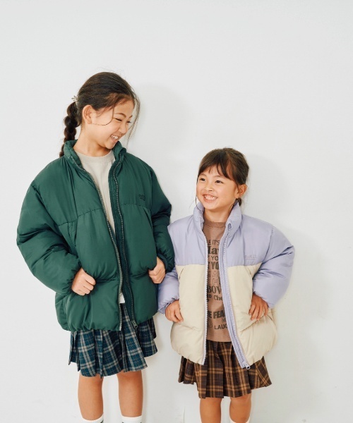 and D. petit main(アンドディープティマイン)の「中綿ジャケット(ブルゾン・キッズ・ブルーグレー/ブラック/ラベンダー/ダークオレンジ/ダークグリーン/グレー・100cm/110cm/120cm/130cm/140cm/150cm)」の20枚目の写真