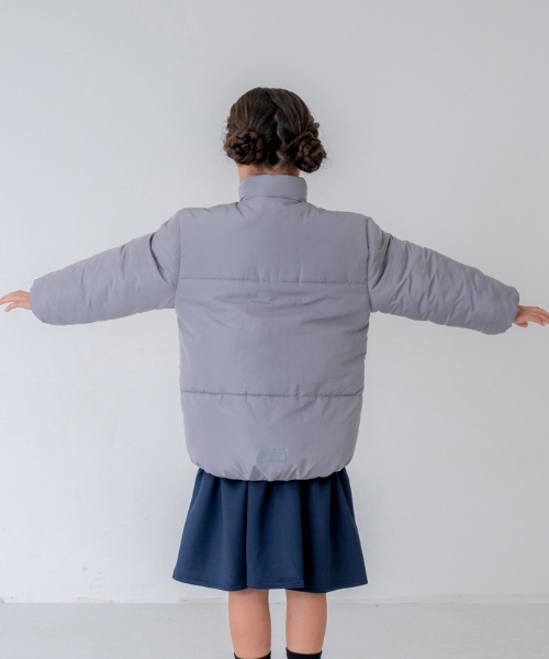 and D. petit main(アンドディープティマイン)の「中綿ジャケット(ブルゾン・キッズ・ブルーグレー/ブラック/ラベンダー/ダークオレンジ/ダークグリーン/グレー・100cm/110cm/120cm/130cm/140cm/150cm)」の22枚目の写真