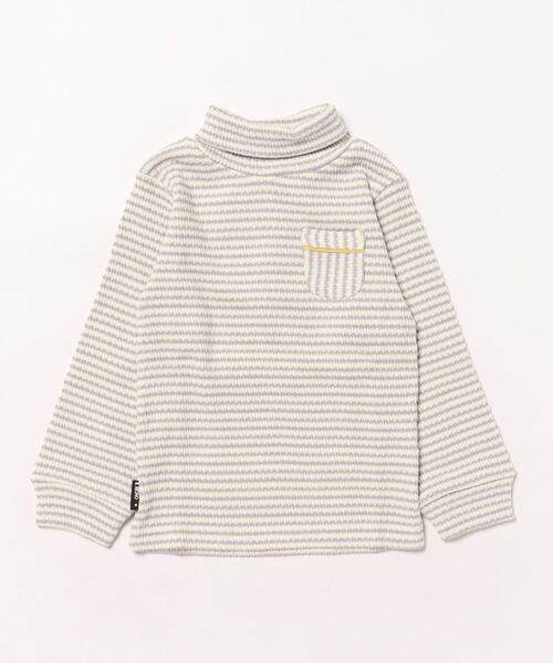 RAGMART(ラグマート)の「ジャガードリブTシャツ(Tシャツ/カットソー・キッズ・ブルー/ホワイト×グレー/ブラック・120cm/130cm/110cm/100cm)」の10枚目の写真