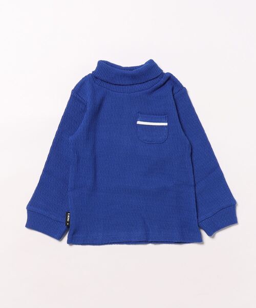 RAGMART(ラグマート)の「ジャガードリブTシャツ(Tシャツ/カットソー・キッズ・ブルー/ホワイト×グレー/ブラック・120cm/130cm/110cm/100cm)」の12枚目の写真