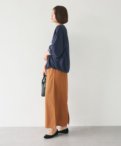 CRAFT STANDARD BOUTIQUE（クラフトスタンダードブティック）の「【ユニセックス】裏毛プリントスウェット（スウェット・レディース・ブルーグリーン/マスタード/ホワイト系その他/ネイビー・M/L/XL）」の8枚目の写真