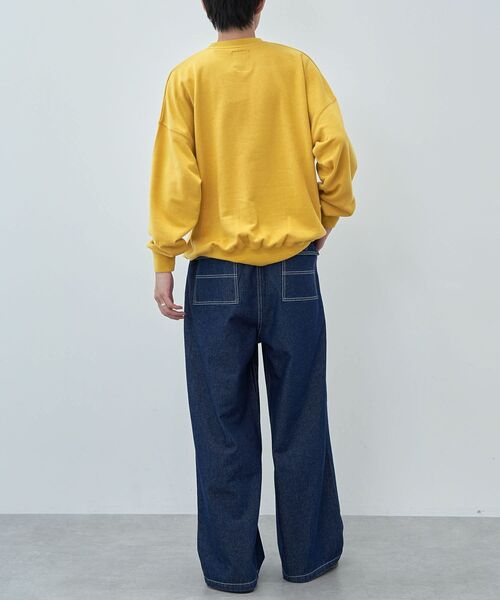 CRAFT STANDARD BOUTIQUE（クラフトスタンダードブティック）の「【ユニセックス】裏毛プリントスウェット（スウェット・レディース・ブルーグリーン/マスタード/ホワイト系その他/ネイビー・M/L/XL）」の14枚目の写真