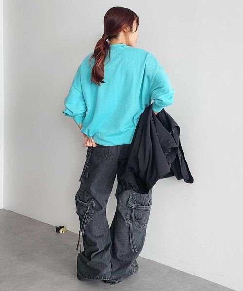 CRAFT STANDARD BOUTIQUE（クラフトスタンダードブティック）の「【ユニセックス】裏毛プリントスウェット（スウェット・レディース・ブルーグリーン/マスタード/ホワイト系その他/ネイビー・M/L/XL）」の21枚目の写真