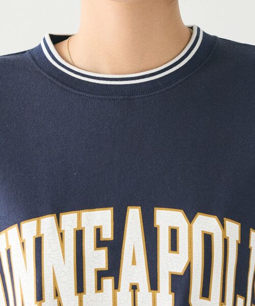 CRAFT STANDARD BOUTIQUE（クラフトスタンダードブティック）の「【ユニセックス】裏毛プリントスウェット（スウェット・レディース・ブルーグリーン/マスタード/ホワイト系その他/ネイビー・M/L/XL）」の22枚目の写真