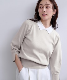 パフスリーブニット」に該当するニット/セーター（半端袖