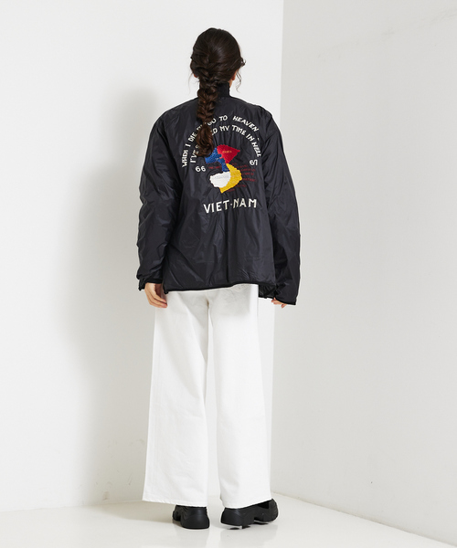 ⭐️新品同様⭐️taion×BEAMS ベトジャン ダウンジャケット スーベニア TAION/タイオン】JAPAN SPECIAL REVERSIBLE 'VETJAN' DOWN JACKET
