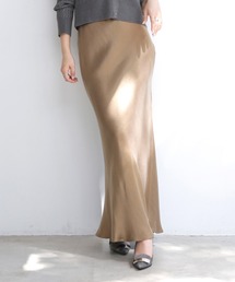 anuans | キュプラサテンナロースカート(スカート)