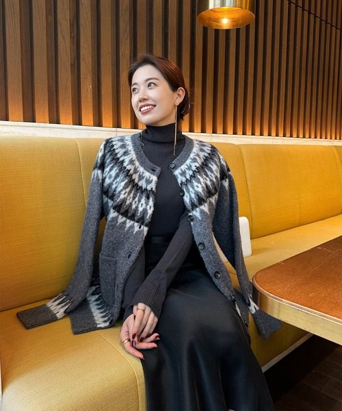 キュプラサテンナロースカート（スカート）｜anuans（ア