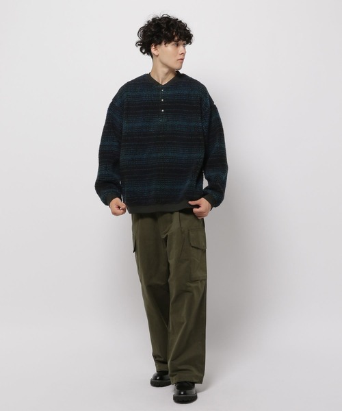 niko and...（ニコアンド）の「チェックボアヘンリープルオーバー（その他トップス・メンズ・グレー/グリーン・LARGE/MEDIUM）」の20枚目の写真