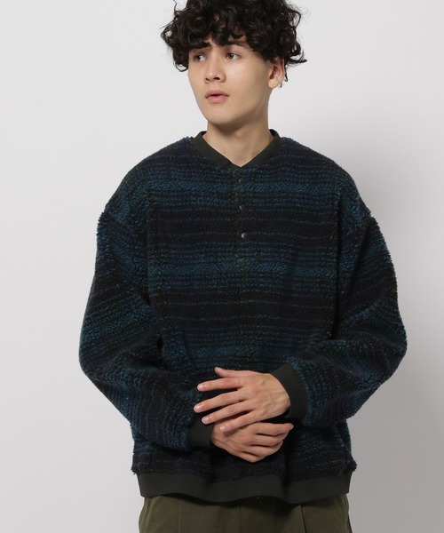 niko and...（ニコアンド）の「チェックボアヘンリープルオーバー（その他トップス・メンズ・グレー/グリーン・LARGE/MEDIUM）」の22枚目の写真