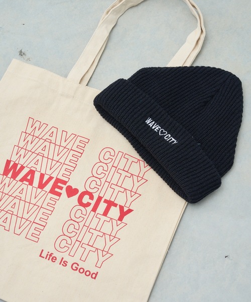 WAVE CITY（ウェイブシティ）の「【WAVECITY/ウェイブシティ】WAVE CITY OrganicCotton Tote BAG/オーガニックコットン素材ノートパソコン収納可能サイズブランドロゴトートパック（10L)（トートバッグ・メンズ・ホワイト系その他3/ホワイト系その他/ホワイト系その他2・FREE）」の6枚目の写真