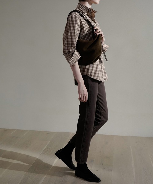 NOTHING WRITTEN（ナッシングリトゥン）の「NOTHING WRITTEN / ナッシングリトゥン HT SUEDE SHOULDER BAG スエード ショルダーバッグ（ショルダーバッグ・レディース・ブラウン/ブラック・FREE）」の9枚目の写真