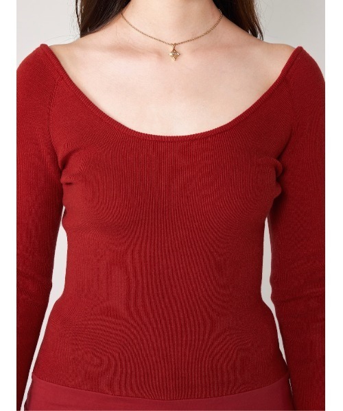 Darich バックオープンニットトップス バックオープンニットトップス（ニット/セーター）｜Darich