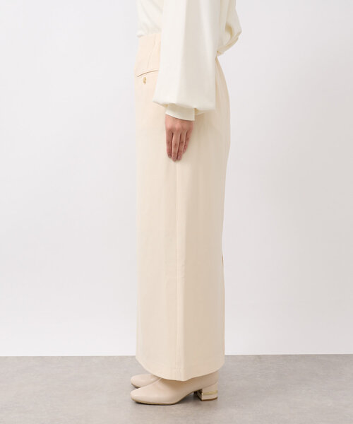 【セール】吸湿発熱ストレッチナロースカート（スカート）｜un dix cors（アンディコール）