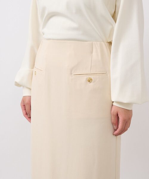 【セール】吸湿発熱ストレッチナロースカート（スカート）｜un dix cors（アンディコール）