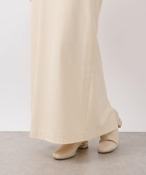 【セール】吸湿発熱ストレッチナロースカート（スカート）｜un dix cors（アンディコール）