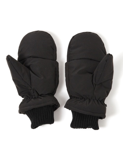 BAYFLOW（ベイフロー）の「[取り外し可能]コード付き中綿ミトン（手袋・レディース・ブラック/アイボリー・FREE）」の10枚目の写真