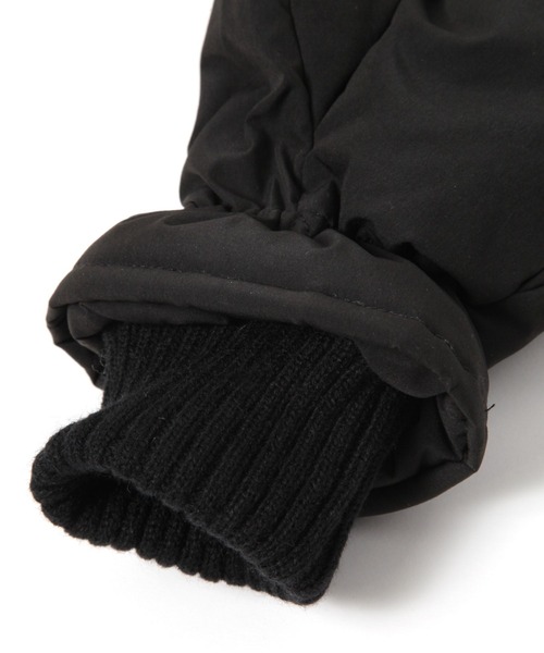 BAYFLOW（ベイフロー）の「[取り外し可能]コード付き中綿ミトン（手袋・レディース・ブラック/アイボリー・FREE）」の13枚目の写真