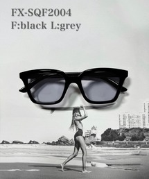 FLEX（フレックス）の「square frame 2 sunglasses / スクエアフレーム サングラス（サングラス）」