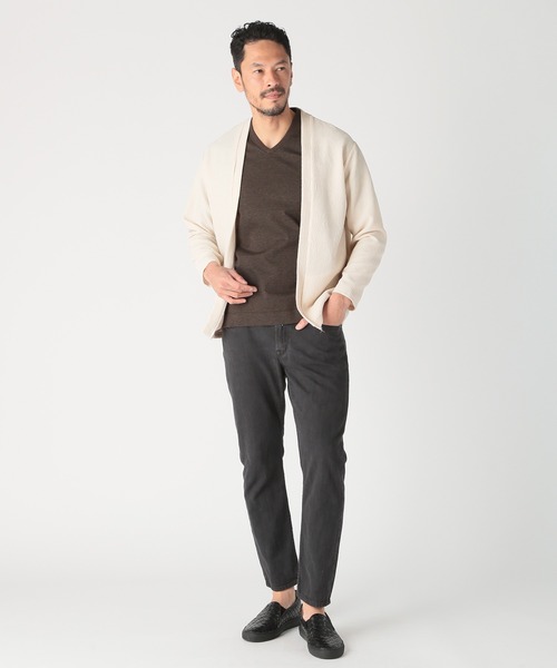 MEN'S BIGI（メンズビギ）の「【YANUK/ヤヌーク】別注 Resort Jeans（デニムパンツ・メンズ・ブラック/ホワイト・04/03/02/01）」の13枚目の写真