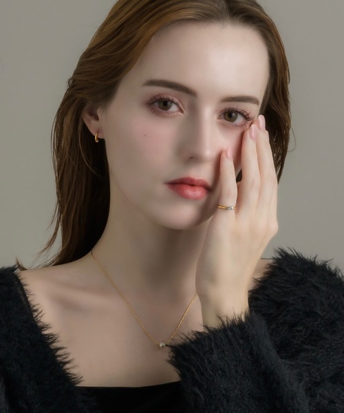 muku（ムク）の「PINKY RING/PEARL×ZIRCONIA（リング・レディース・ゴールド/シルバー・3）」の12枚目の写真