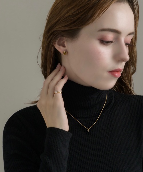 muku（ムク）の「PINKY RING/PEARL×ZIRCONIA（リング・レディース・ゴールド/シルバー・3）」の14枚目の写真